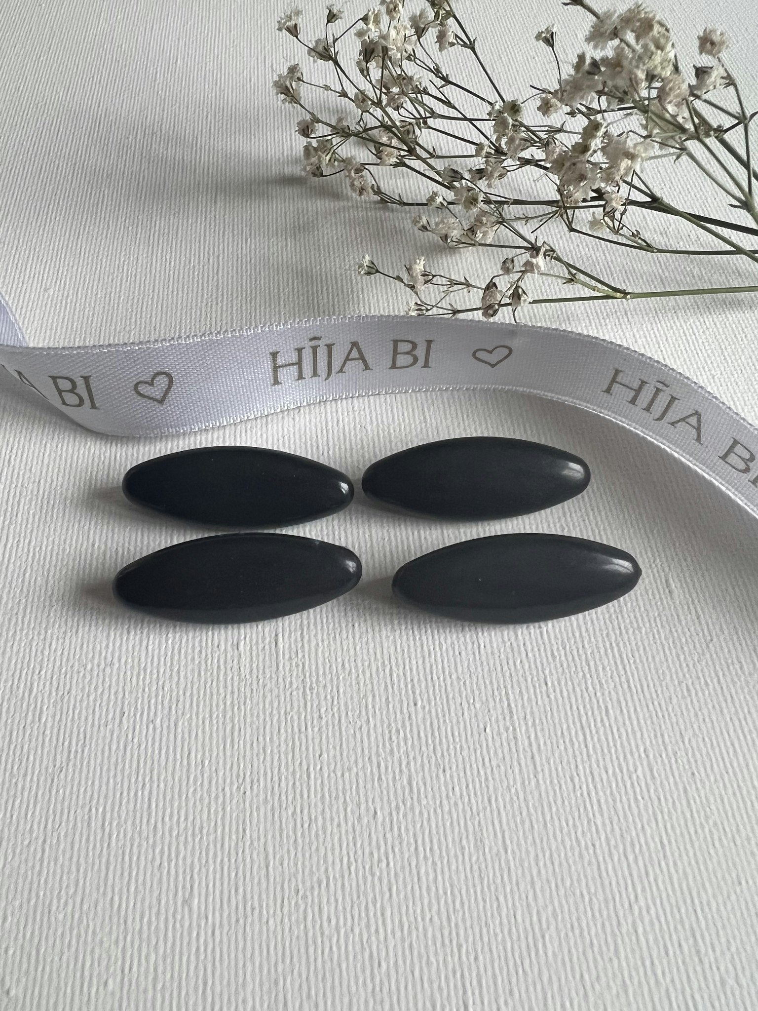Hijab pin svart