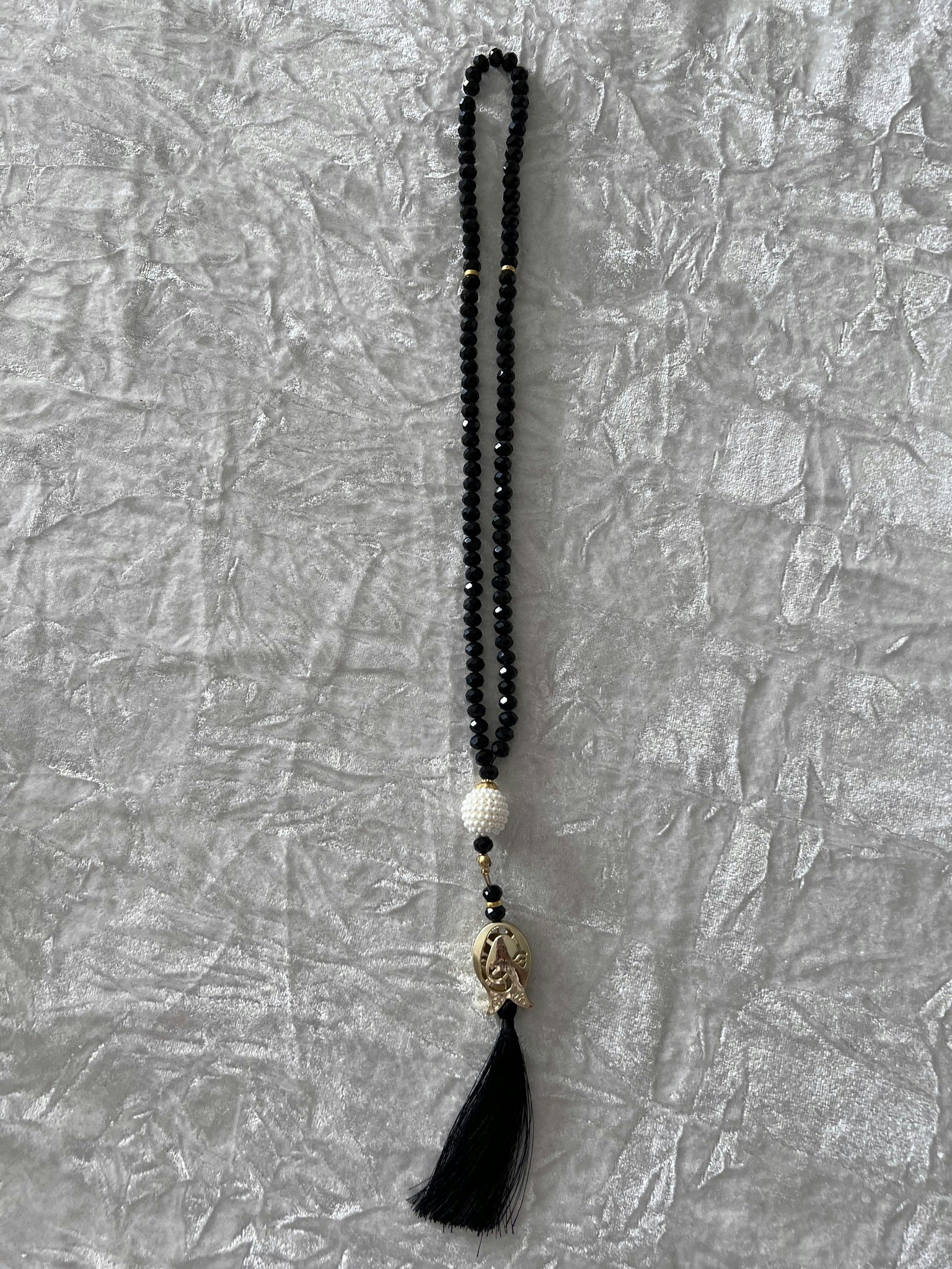 Tasbeeh crystal svart