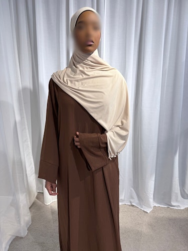 Abaya jazz brown
