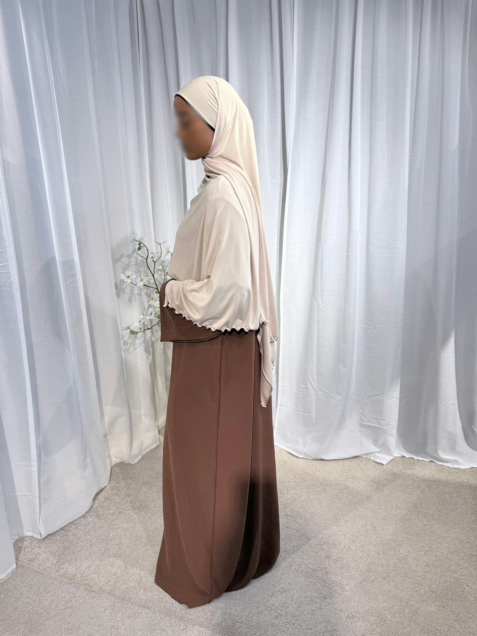 Abaya jazz brown