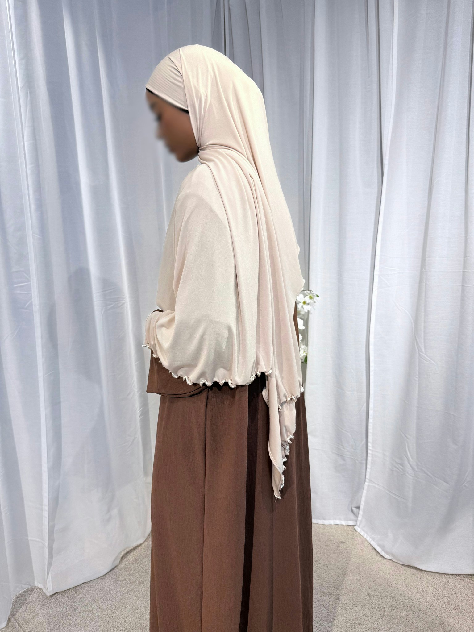 Abaya jazz brown