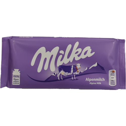 Milka chocolate alpine milk 100g