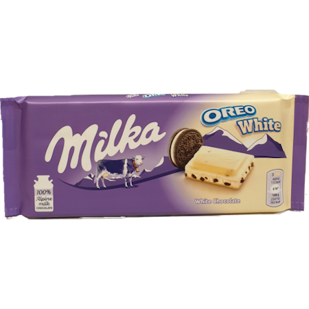 Milka chocolate white Oreo 100g