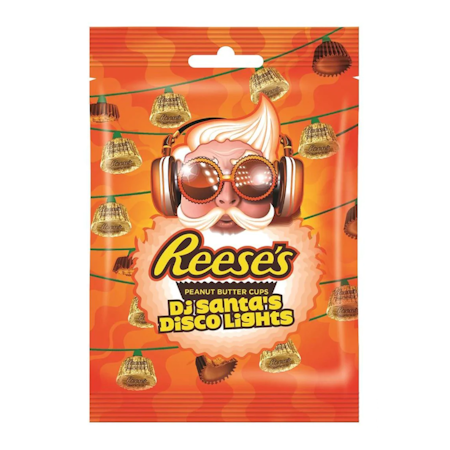 Reese's Peanut Butter Cups Dj Santa's Disco Lights 70g