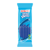 Bebeto Wacky Sticks Fizzy Crazy Rasberry 180g