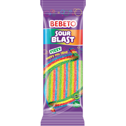 Bebeto Sour Blast Fizzy Mix Fruit 180g