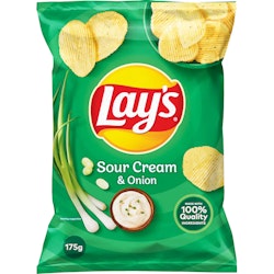 Lays Sour Cream & Onion 175g