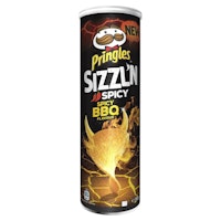 Pringles Sizzln Spicy BBQ 180G