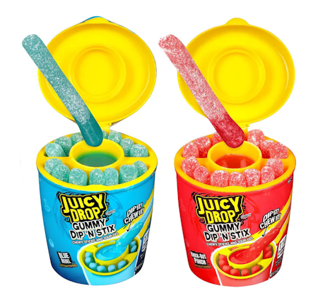 Juicy Drop Gummy Dip n Stix 96g (1st)