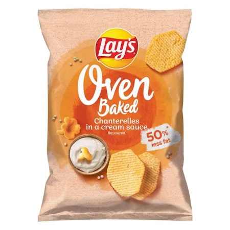 Lay's ugnsbakad chips med kantarell smak 110g