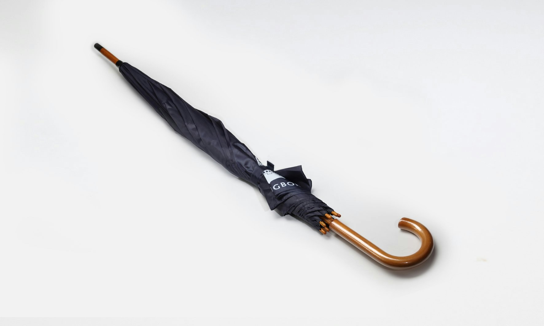 Blått paraply