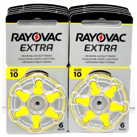 Rayovac Extra 10 Gul 10-pack