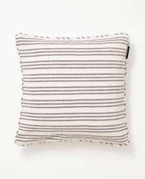 Stripe Cotton/Linen Pillow White/Gray