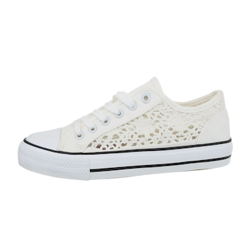 Sweet laced sneakers, white