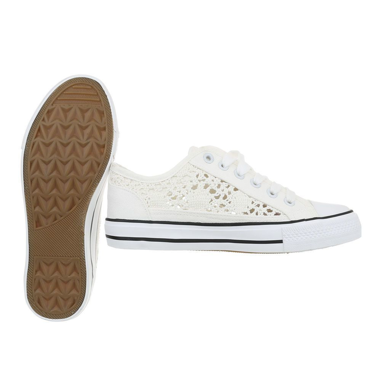 Sweet laced sneakers, white