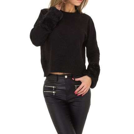 Patricia sweatshirt with faux fluffy arms