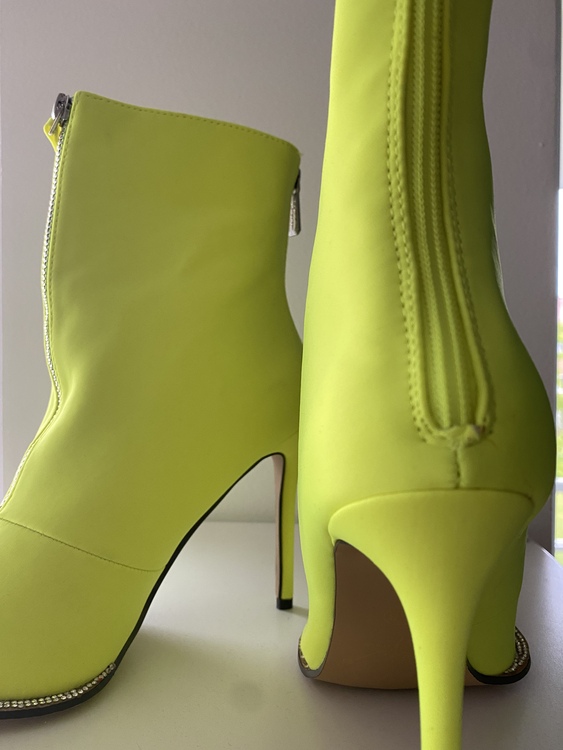Neon blinged high heel boot by Sergio Todzi! RESTOCKED! (37)