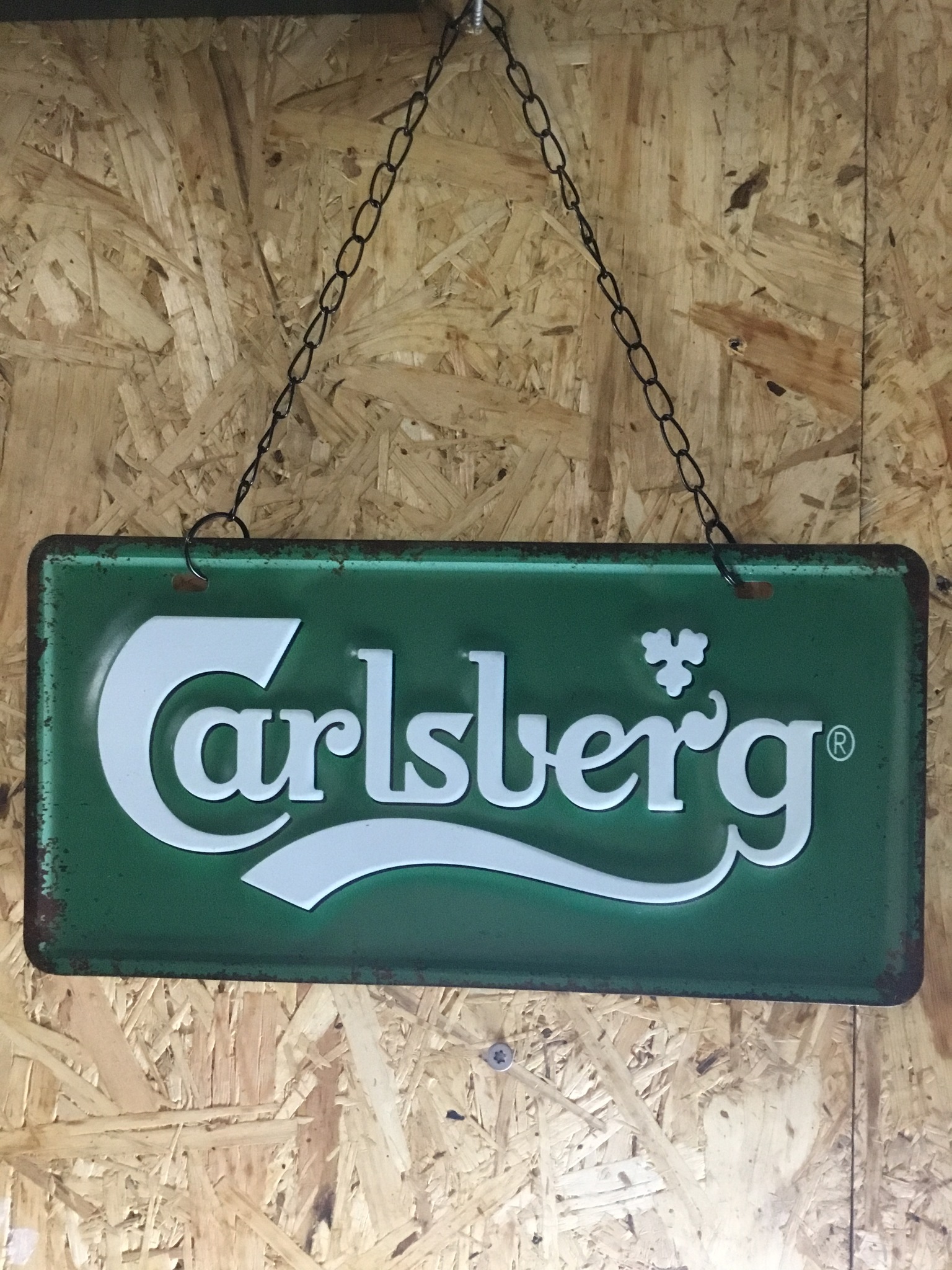 Plåtskylt Carlsberg