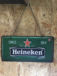 Plåtskylt Heineken