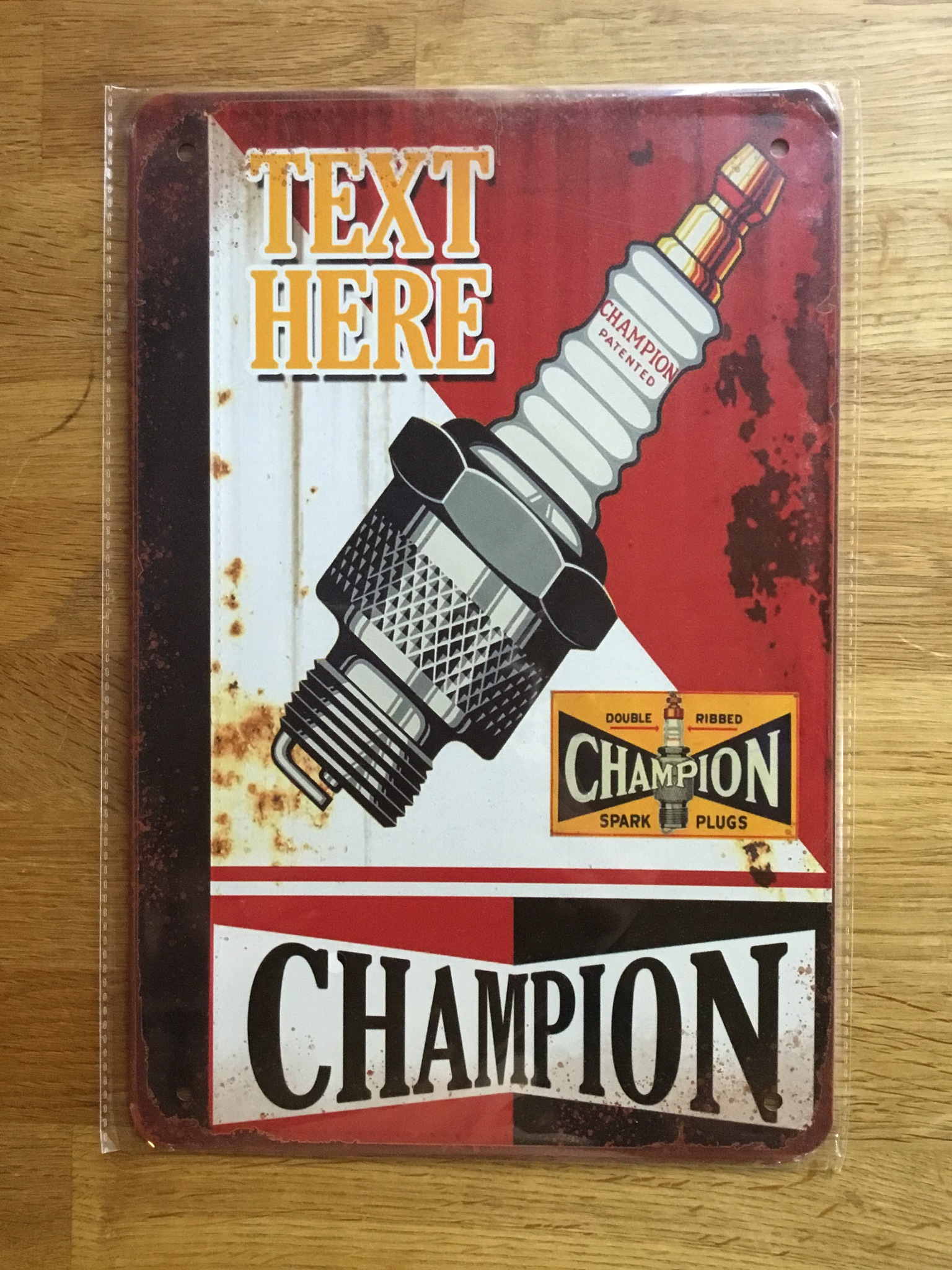 Text here champion