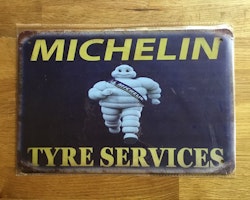 Michelin tyre service blå