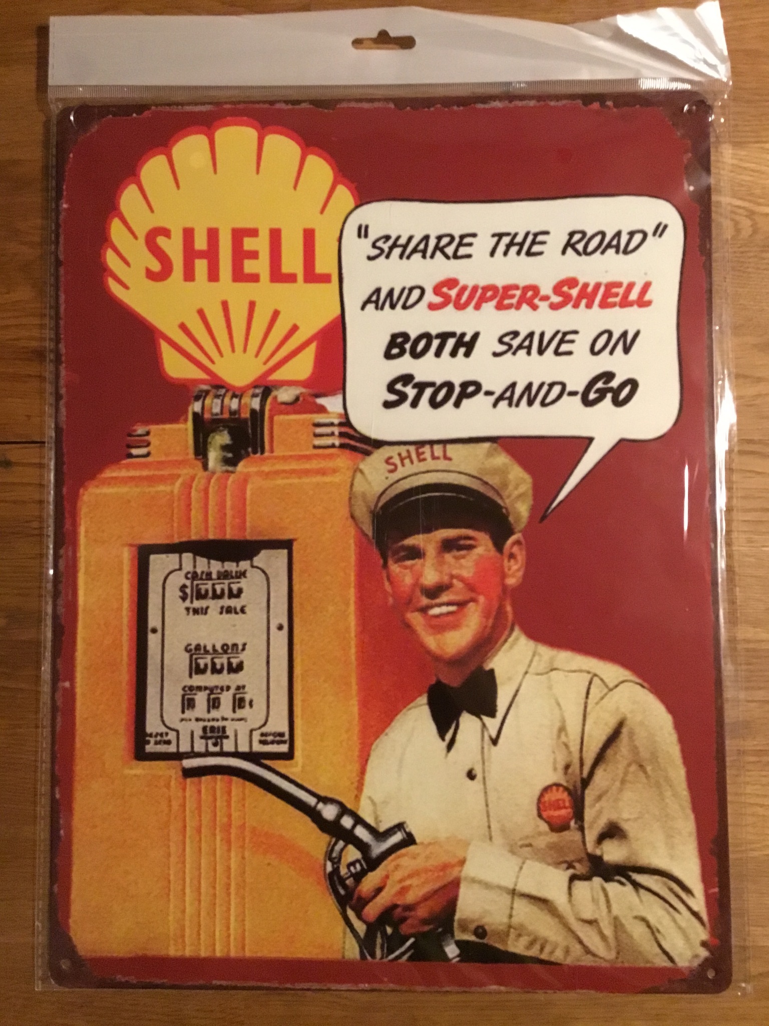 Shell skylt