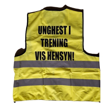 Refleksvest med motiv/tekst