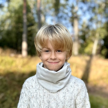 Ribbad tubhalsduk grå