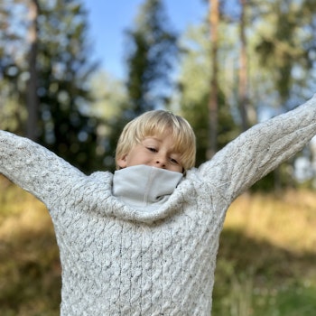 Ribbad tubhalsduk grå