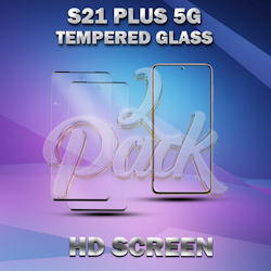 Samsung S21 Plus 5G Härdad Glas 2-Pack skärmskydd