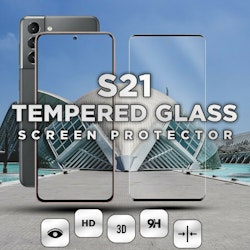 Samsung Galaxy S21 - Härdat Glas 9H - Super Kvalitet 3D