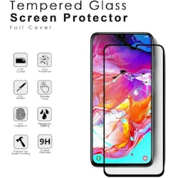 Samsung Galaxy A70 - Härdat Glas 9H - Super Kvalitet 3D Skärmskydd