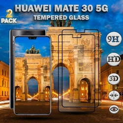 2-Pack Huawei Mate 30 (5G) - Härdat Glas 9H ? Super kvalitet 3D Skärmskydd