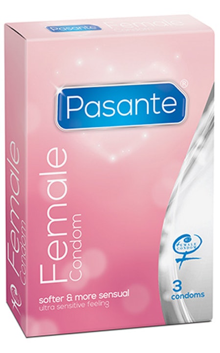 Pasante Female Condom 3-pack