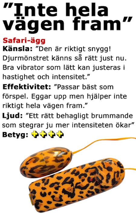 Vibrerande Ägg - Leopard