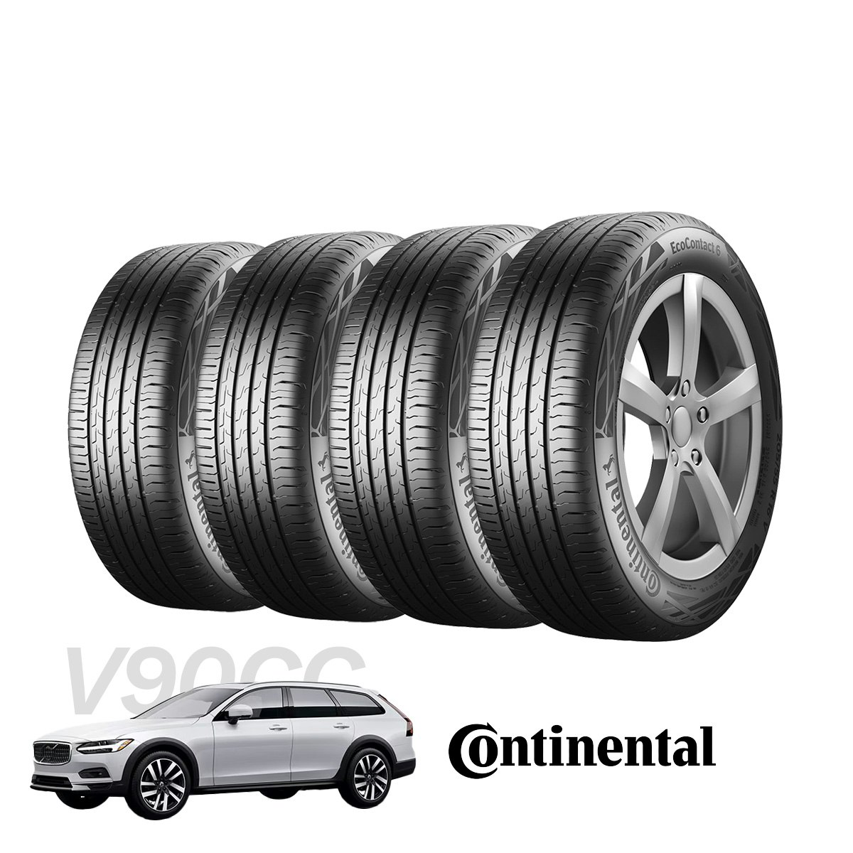 Volvo V90CC - Däckpaket Continental EcoContact 6 - 245/45R20