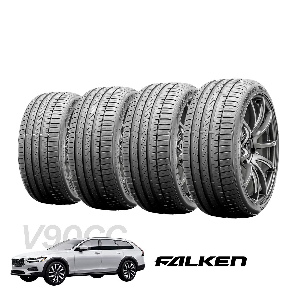 Volvo V90CC - Däckpaket Falken Azenis FK520A - 235/50R19