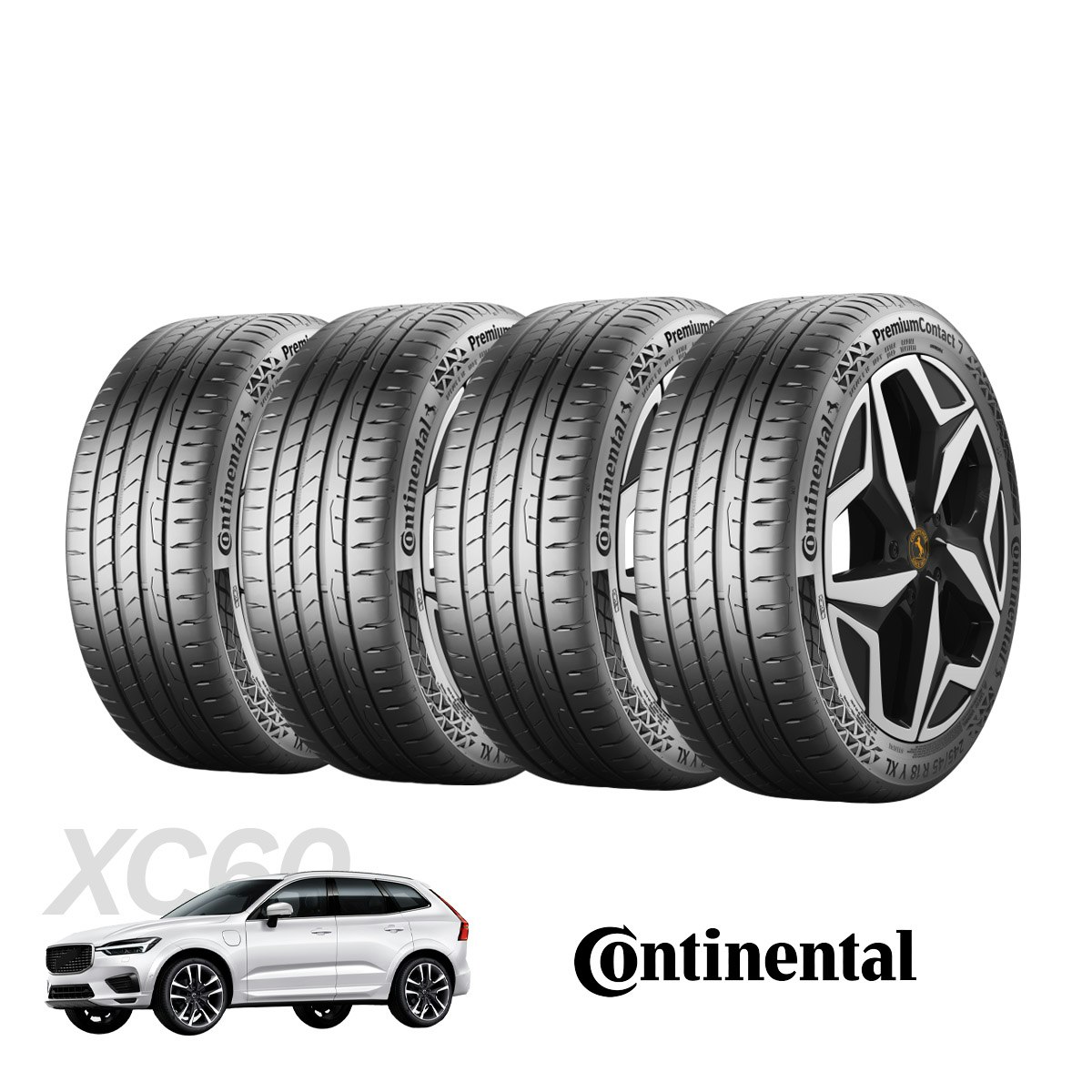 Volvo XC60 - Tyre Combo Continental Premium Contact 6 - 245/45R20