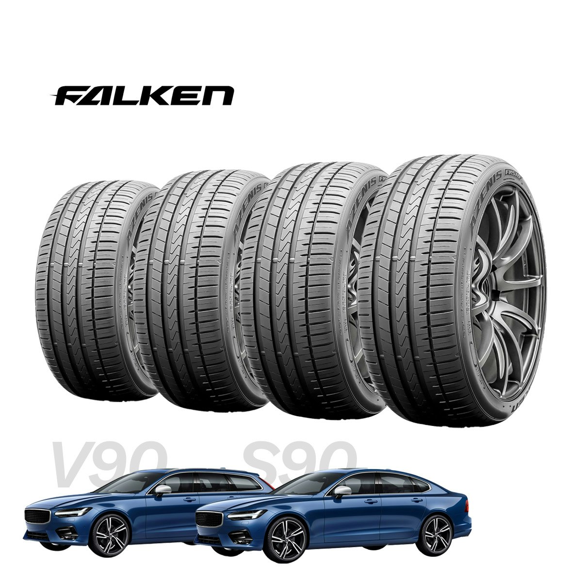 Volvo V90/S90 - Däckpaket Falken Azenis FK520 255/35R20