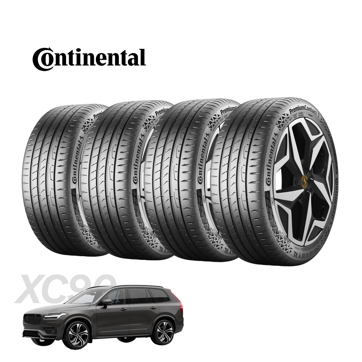 Volvo XC90 Tyre Combo - Continental PremiumContact 7 - 235/55R19