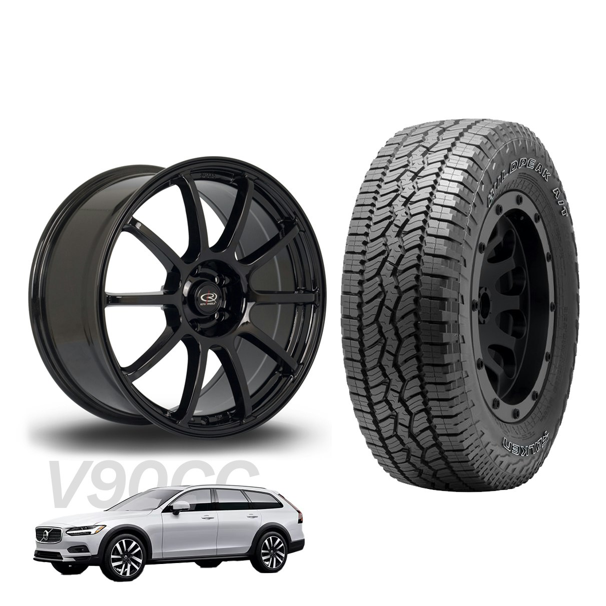 Volvo V90CC All Terrain Wheel Combo – Rota Force 18"
