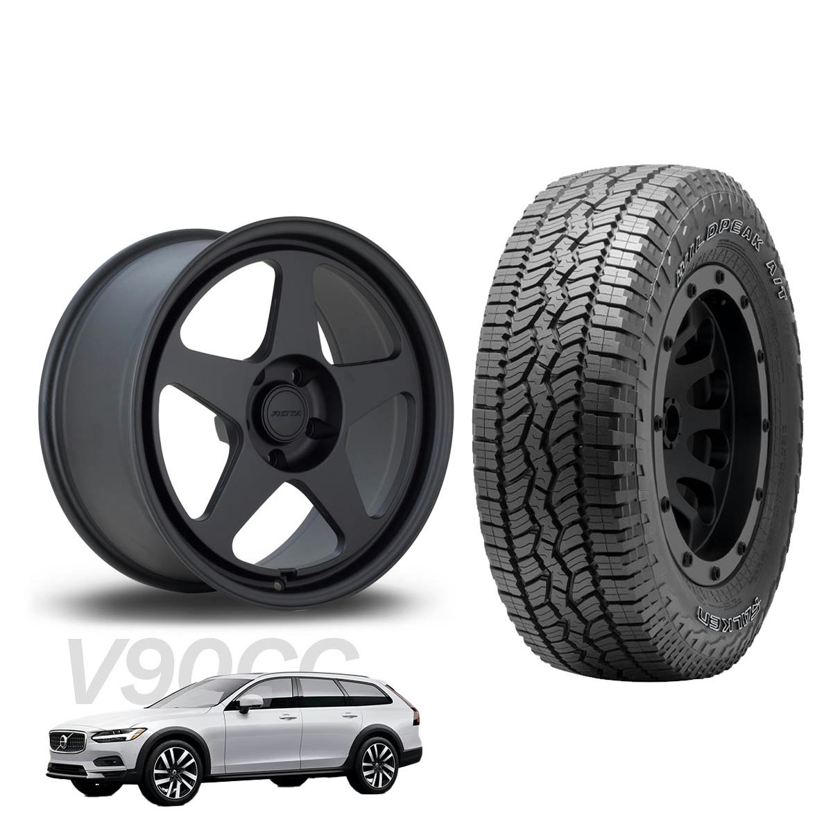 Volvo V90CC All Terrain Wheel Combo – Rota Slip 18"