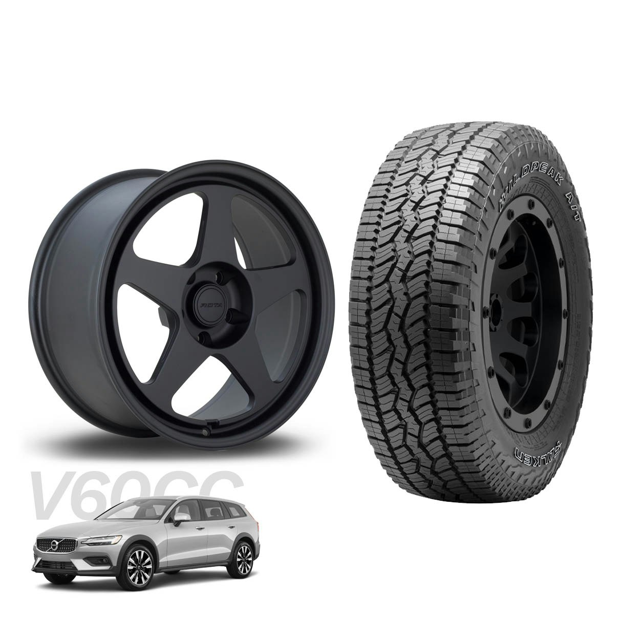 Volvo V60CC All Terrain Wheel Combo – Rota Slip 18"