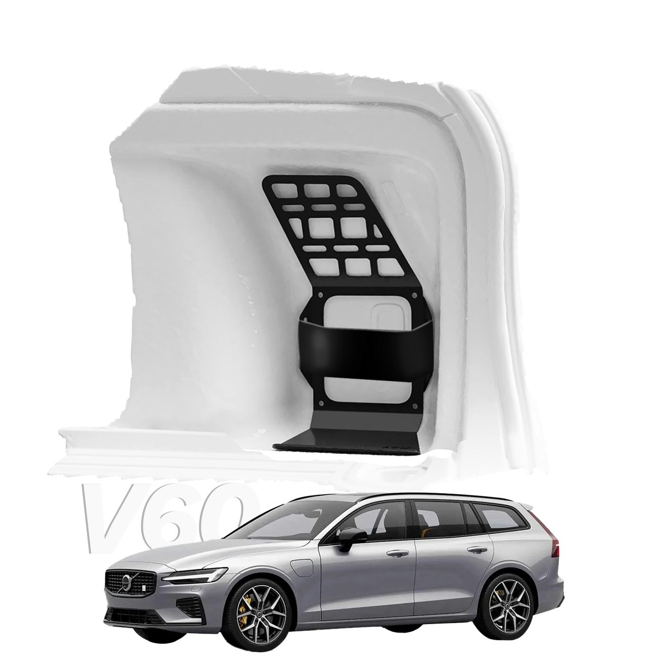 Trunk Organizer Panel - Volvo V60/V60CC - Molle
