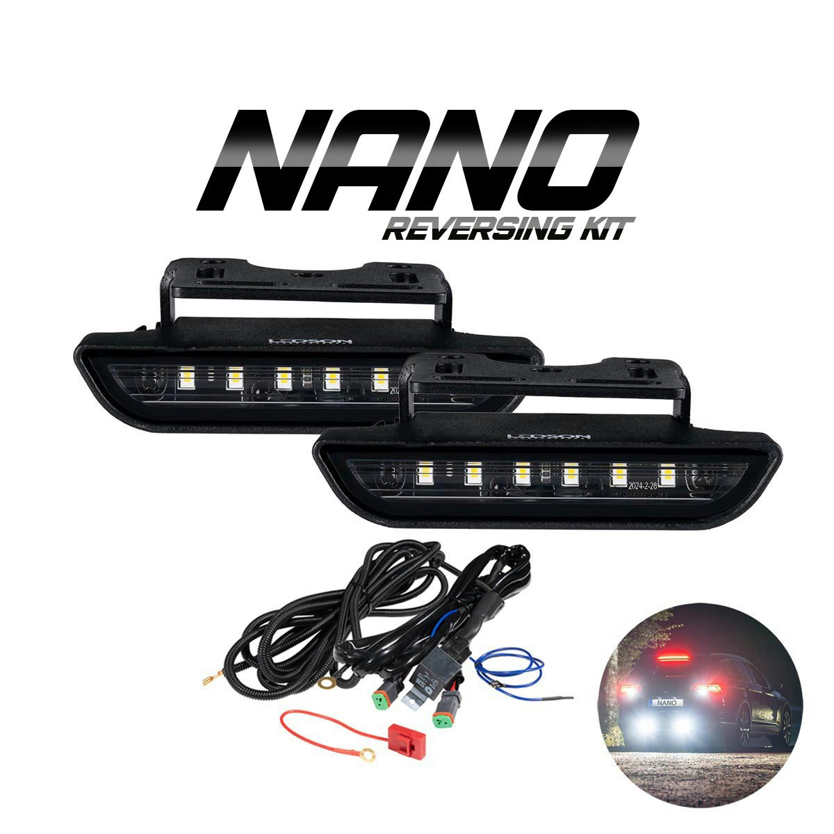 Super Slim Reverse Light Kit- Ledson Nano 2x30W