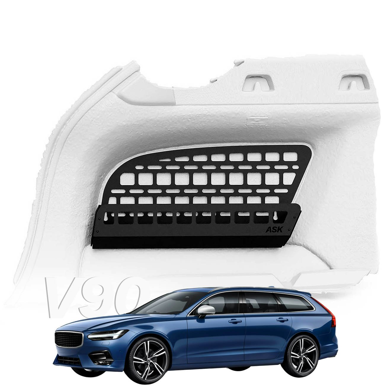 Trunk Organizer Box - Volvo V90/V90CC - Molle