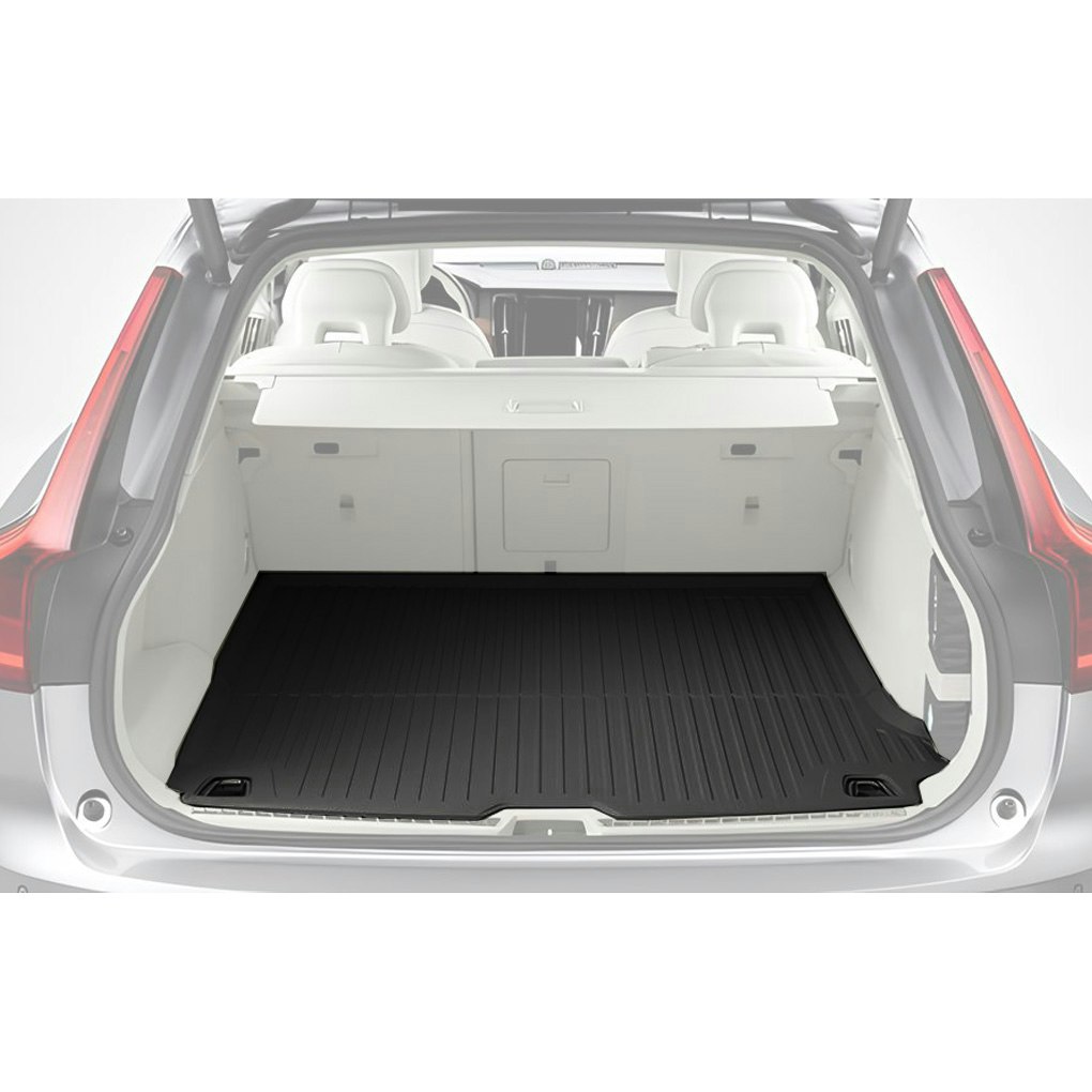 V90 / V90CC - BAGAGERUMSMATTA GUMMI - 2018-2025 (SECOND HAND)