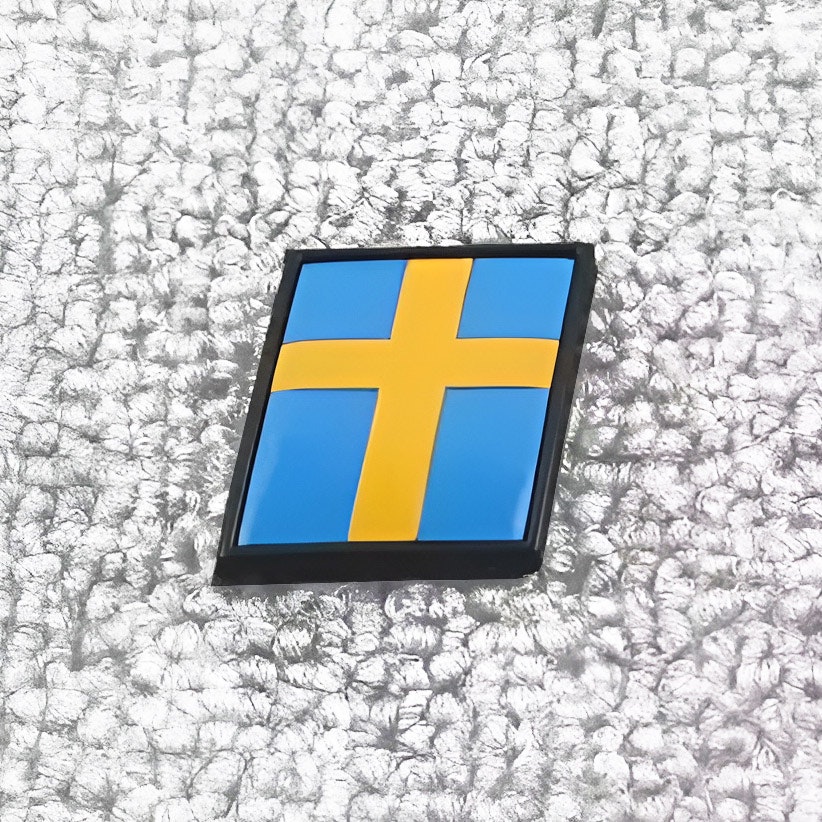 Volvo Square Model Emblem - Black