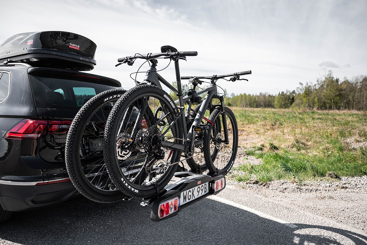 Turtle - Cykelhållare för Dragkrok - 4 Cyklar