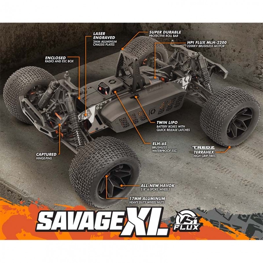 HPI Racing Savage XL Flux V2 GTXL-6